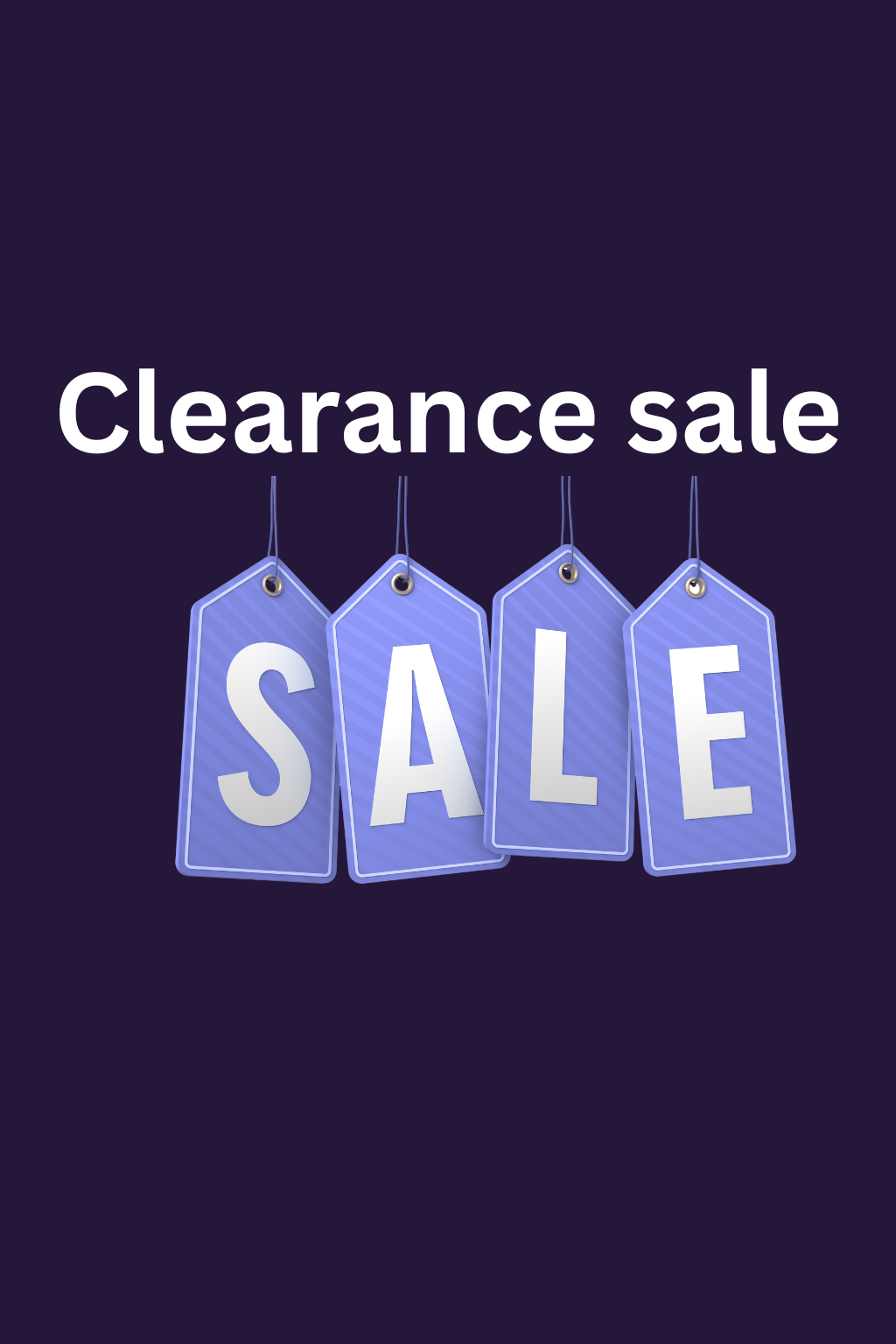 Clearance sale