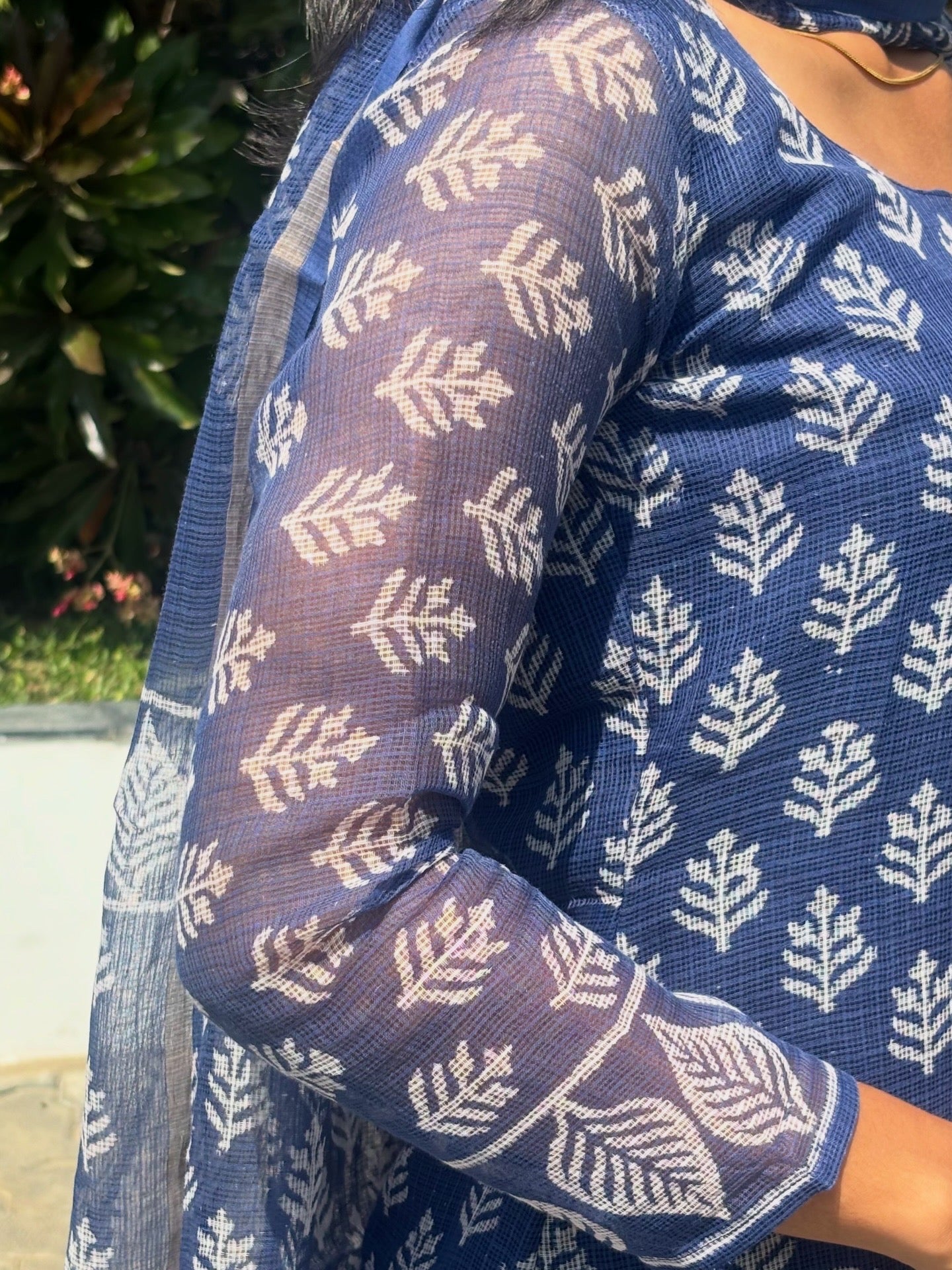 AC172 Handblock Kota Doriya Set