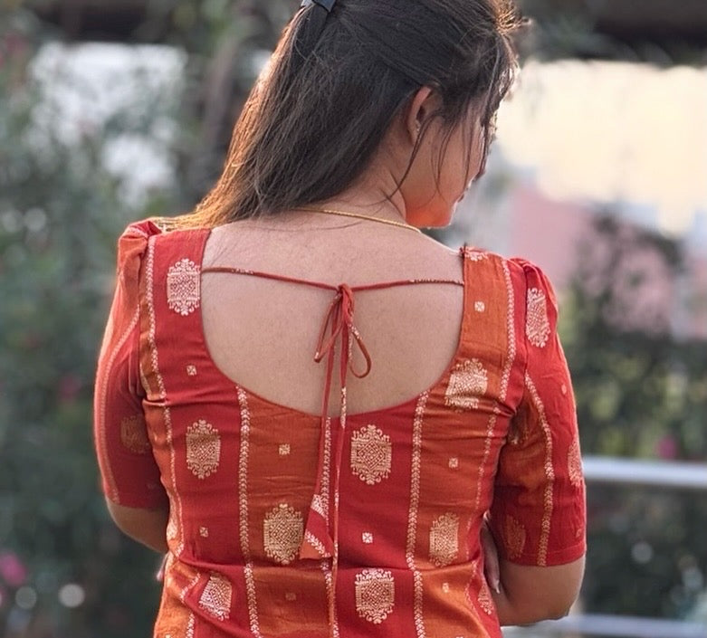 AC176 Dola Jacquard Kurti