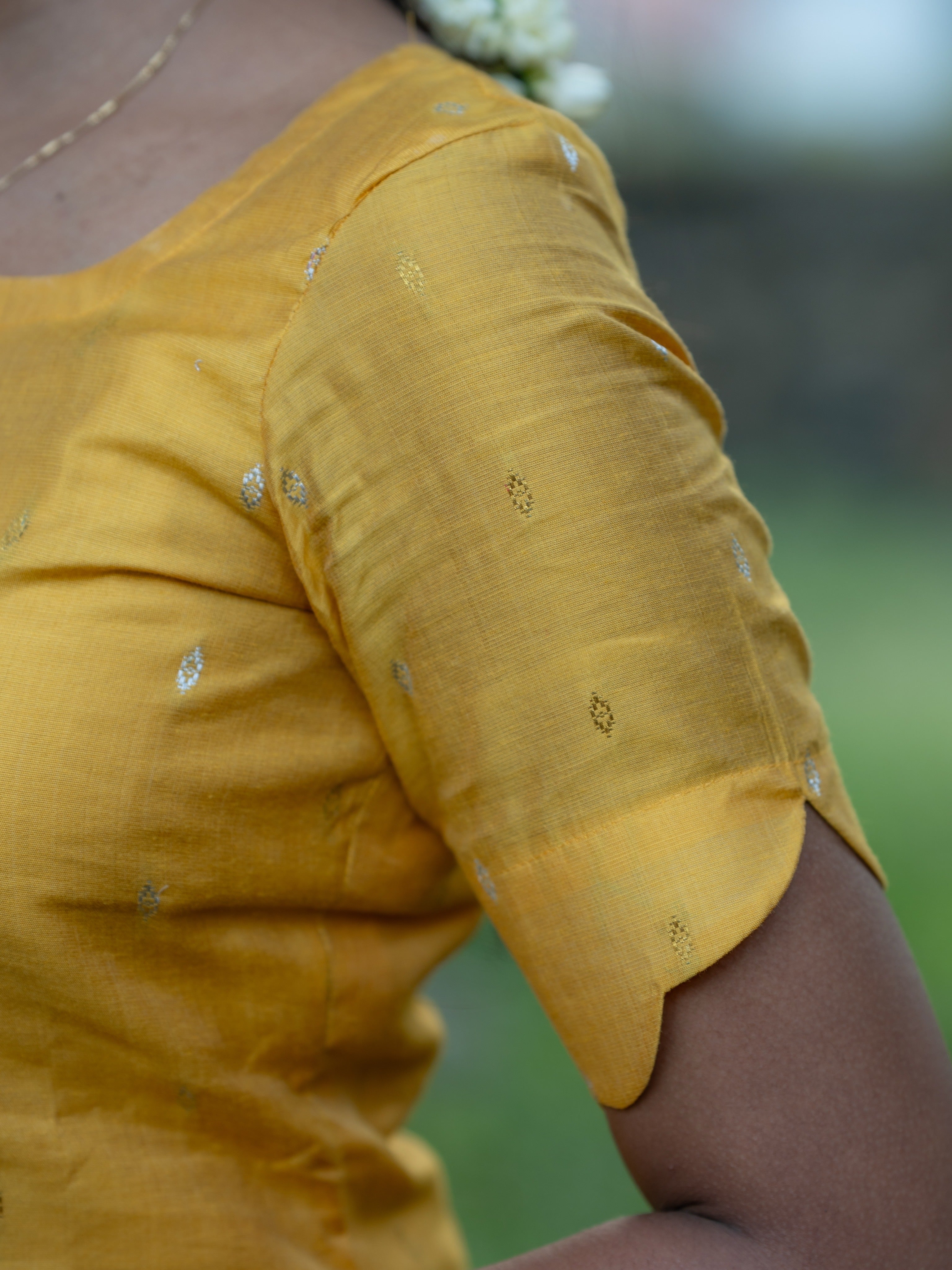 AC246 yellow Butter Silk Kurti set