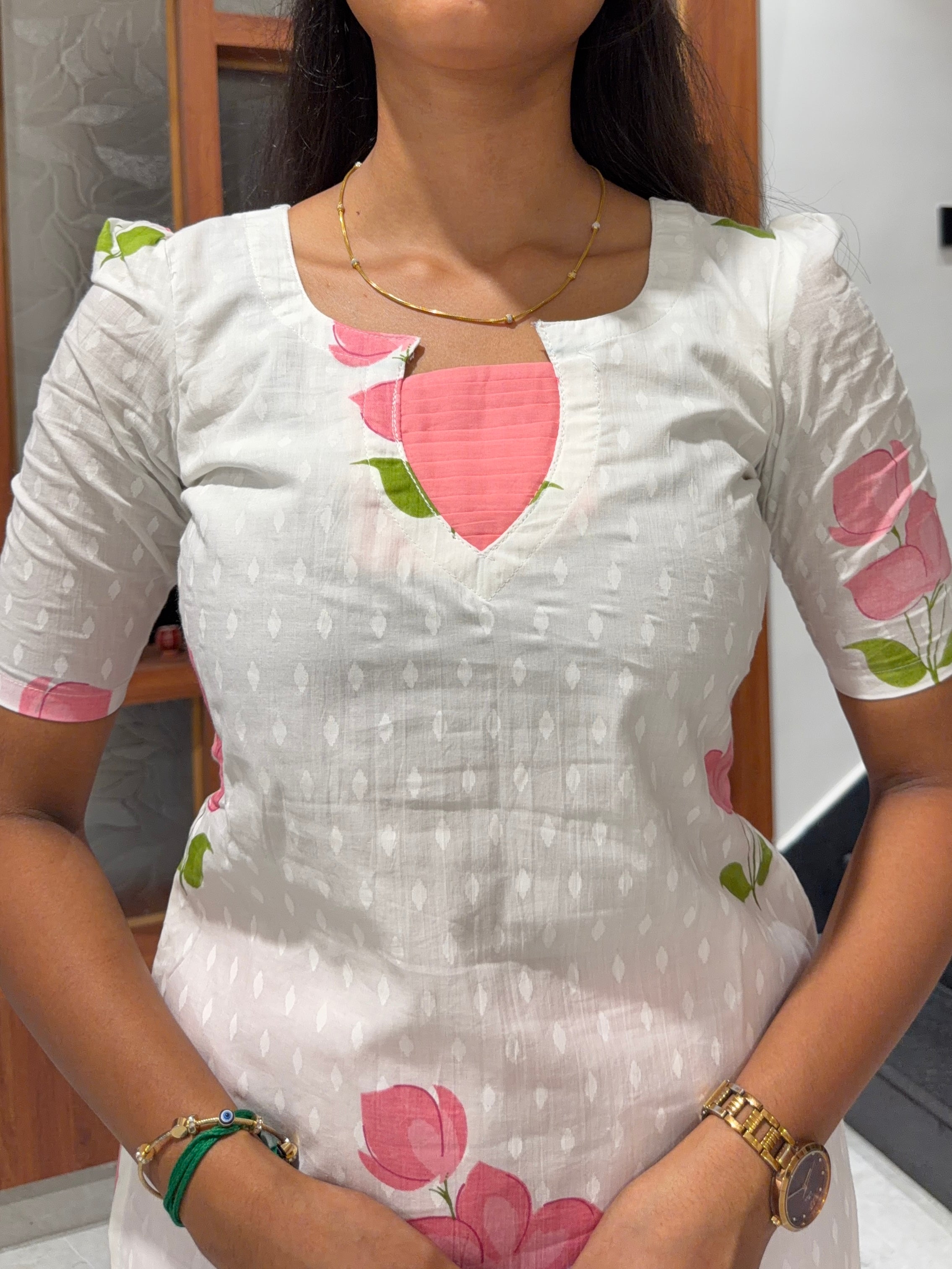 AC243 Pure Cotton Kurti set