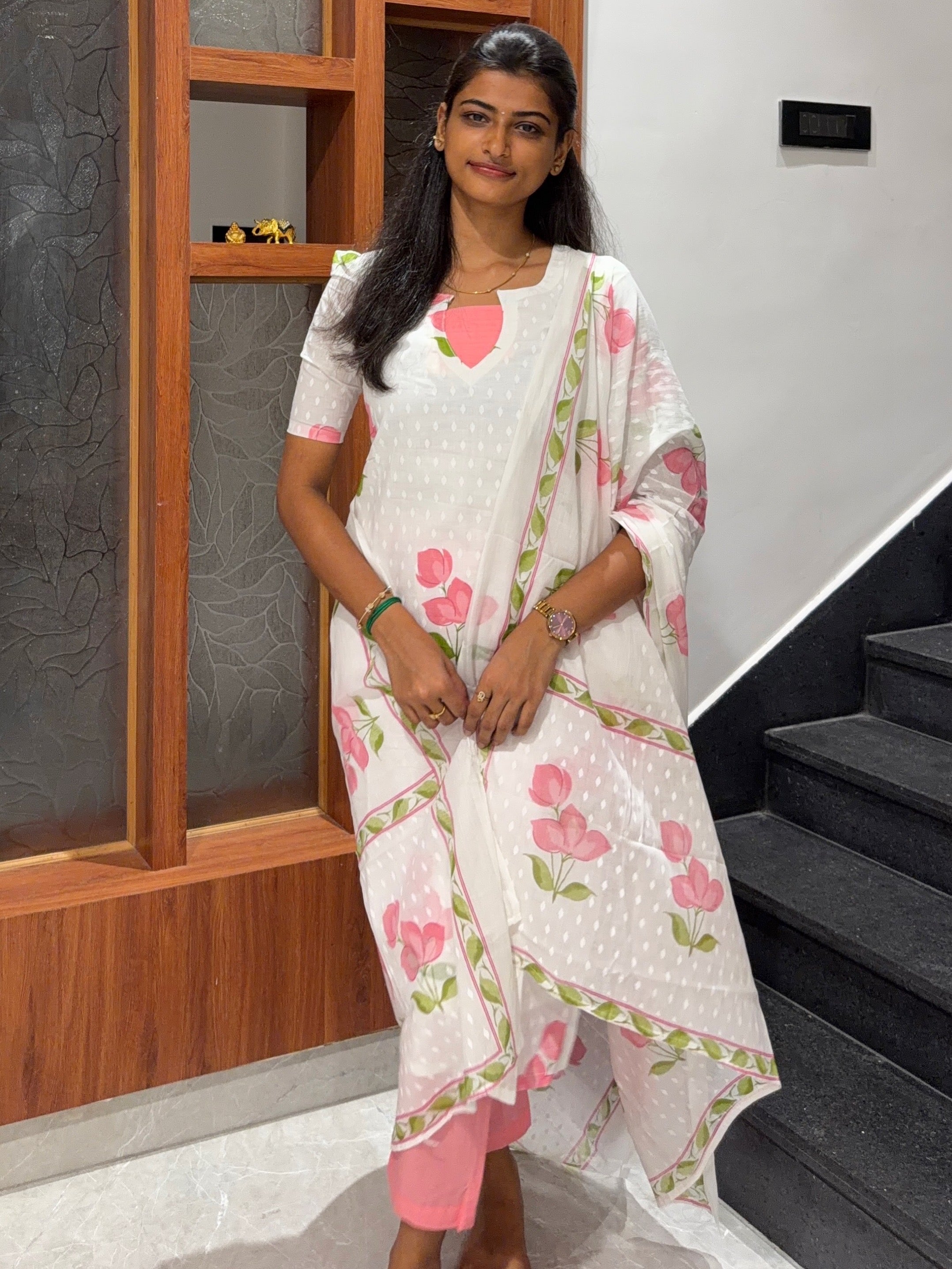 AC243 Pure Cotton Kurti set