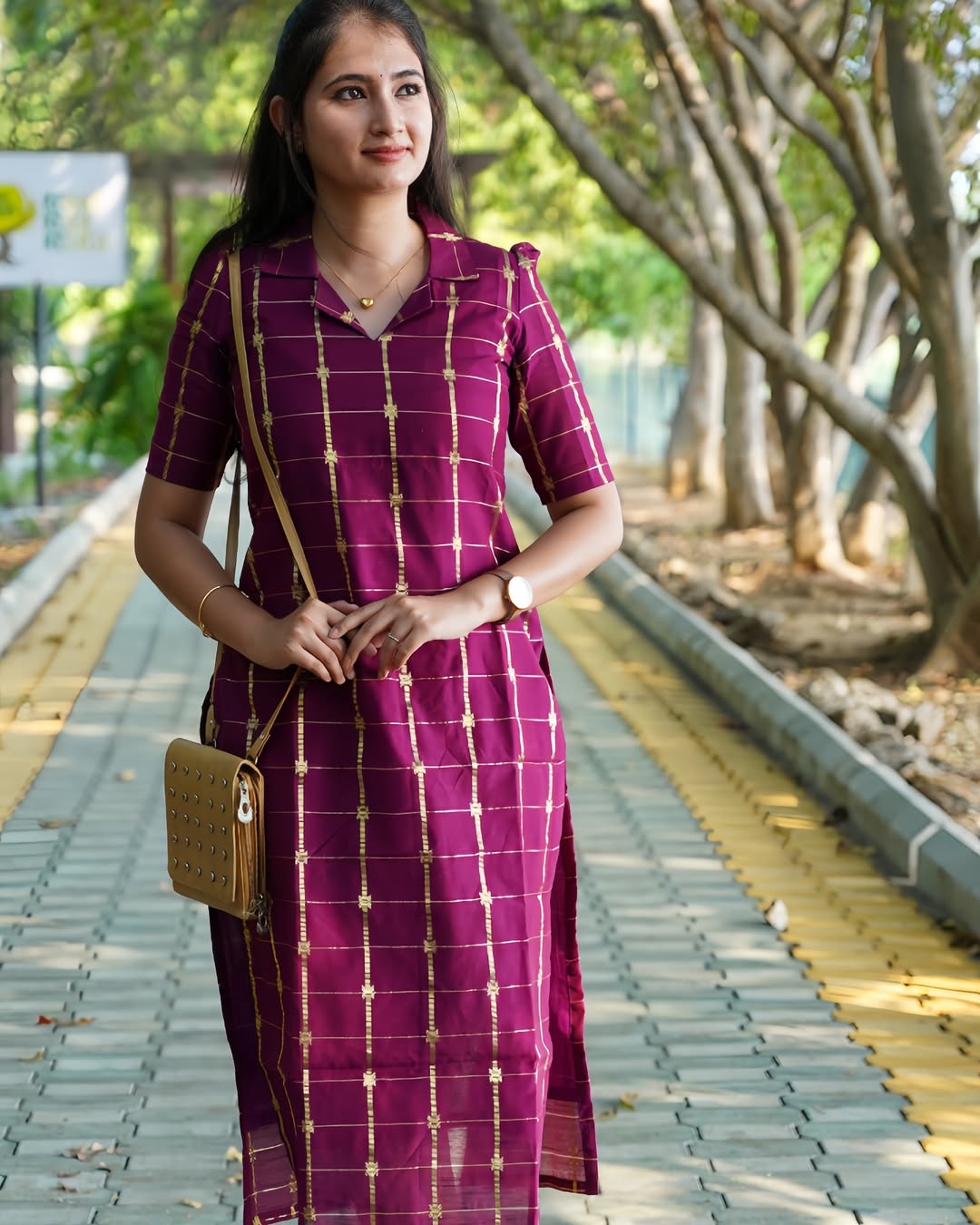 AC105 Raw Silk Kurti