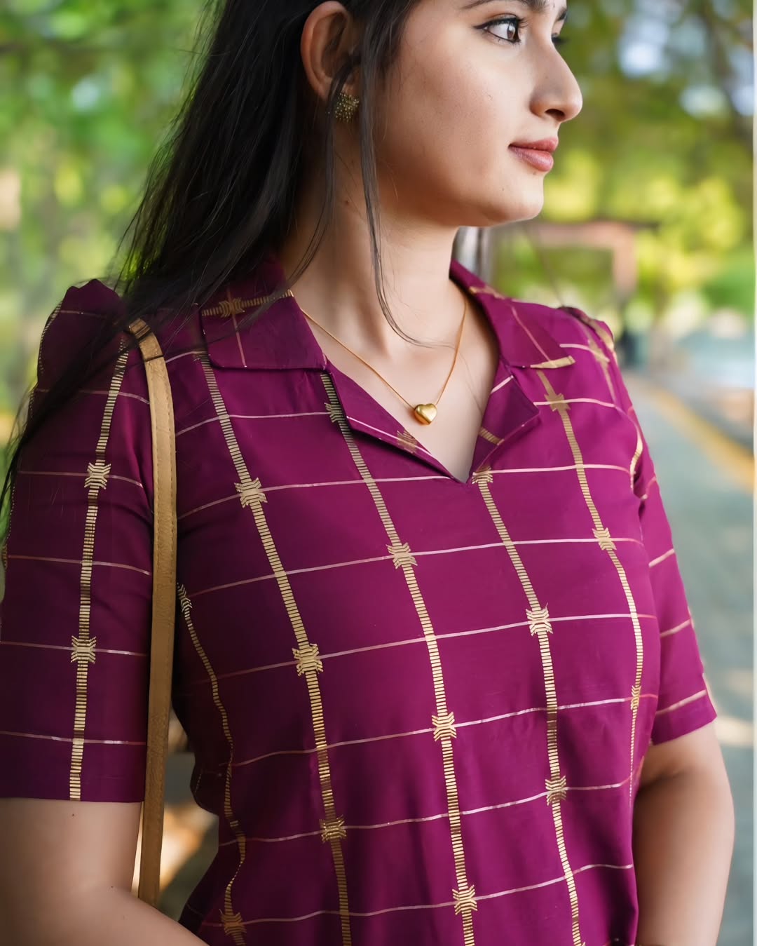 AC105 Raw Silk Kurti