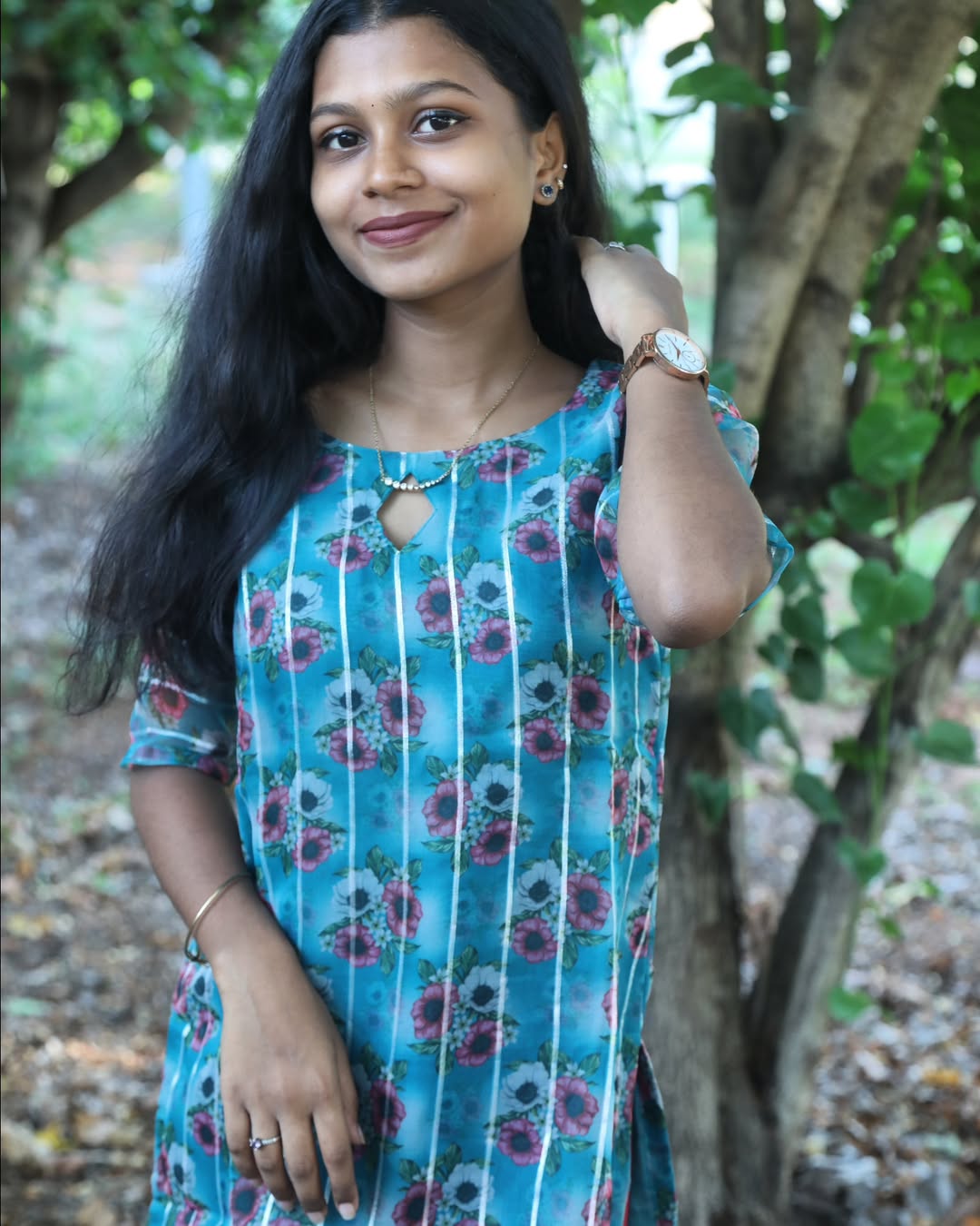 AC121 Soft Organza Kurti