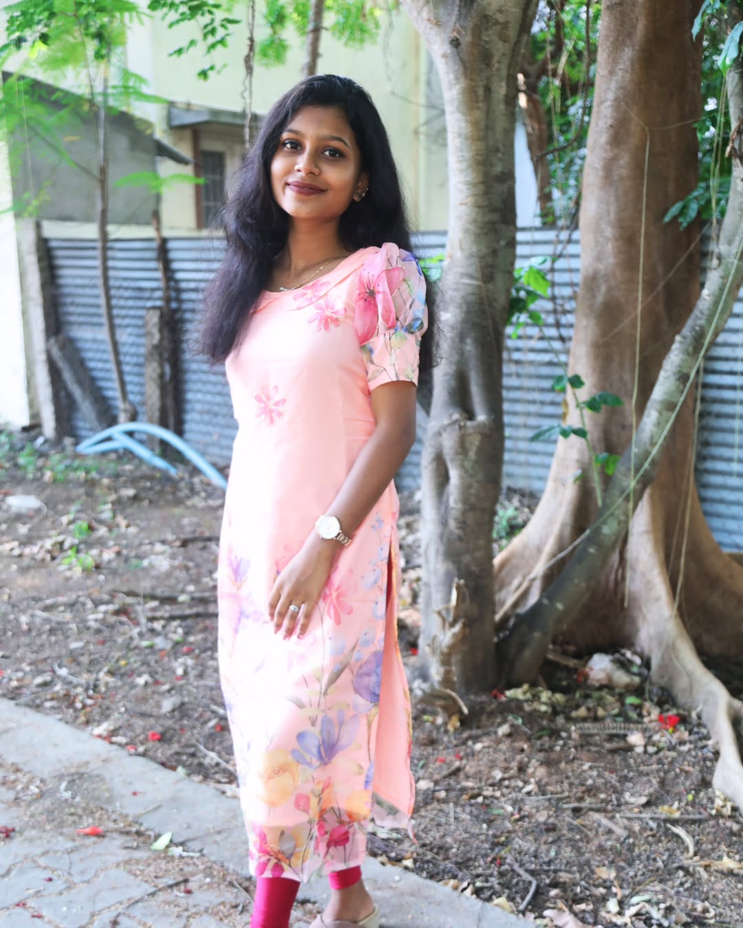 AC120 Soft Organza Kurti