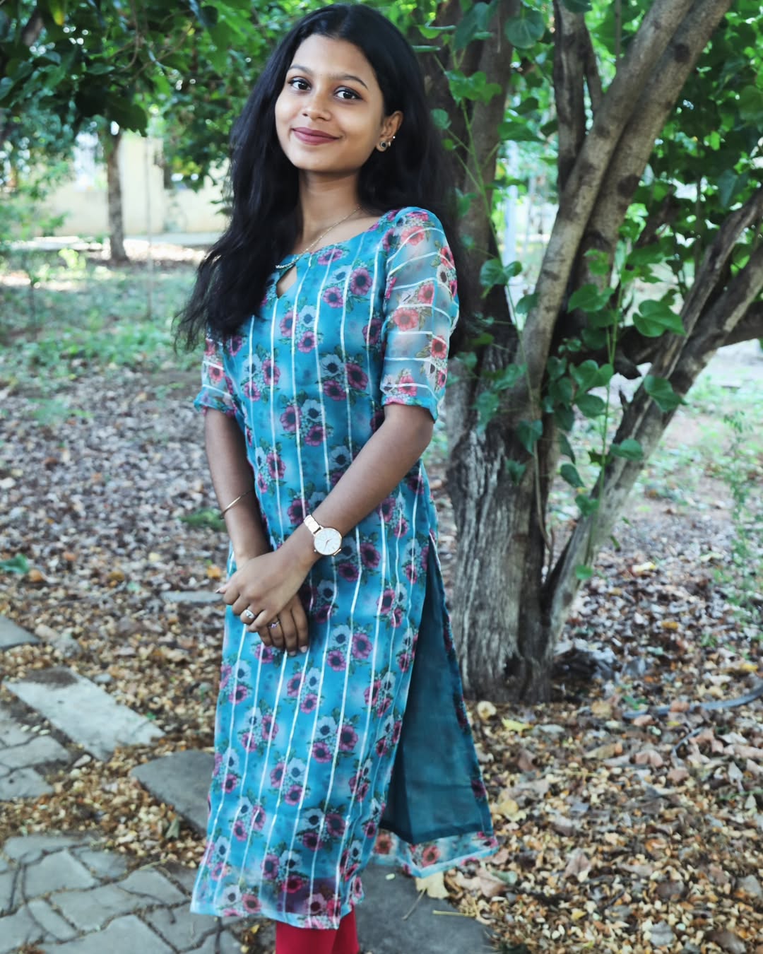 AC121 Soft Organza Kurti