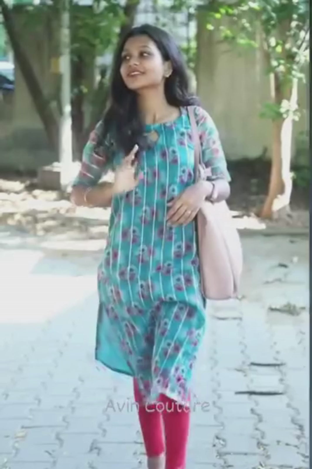 AC121 Soft Organza Kurti