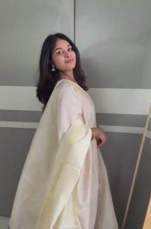 AC184 Lavender Butter Silk Suit